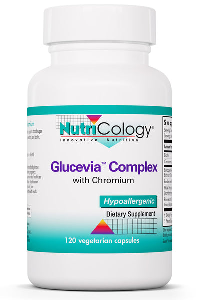 Glucevia Complex with Chromium 120 Vegetarian Capsules by Nutricology best price