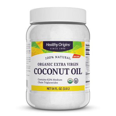 Organic Extra Virgin Coconut Oil 54 oz (1,530 g) by Healthy Origins best price