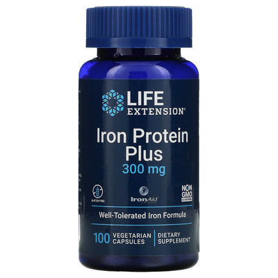 Iron Protein Plus 300 mg 100 Capsules Best Price