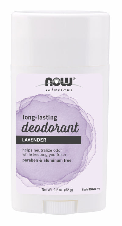 Now Solutions - Long Lasting Deodorant Stick Refreshing Lavender 2.2 oz (62 g)