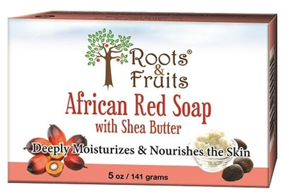 Roots & Fruits African Red Soap with Shea Butter 5 oz