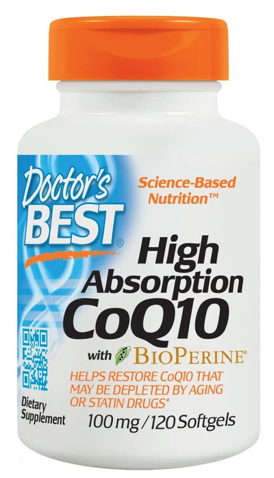 High Absorption CoQ10 100 mg 120 Softgels