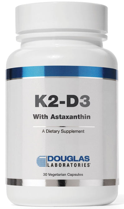 K2-D3 With Astaxanthin 30 Vegetarian Capsules