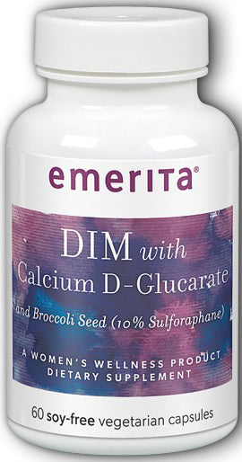 DIM with Calcium D-Glucarate 60 Soy-Free Vegetarian Capsules