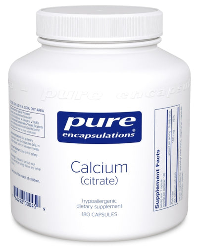 Calcium (Citrate) 180 Capsules