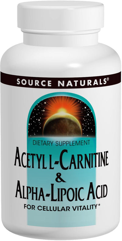 Acetyl L-Carnitine & Alpha Lipoic Acid 650 mg 120 Tablets